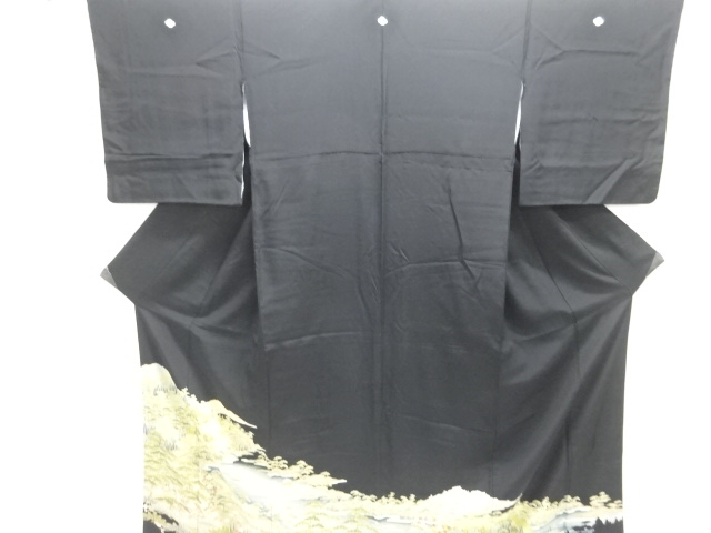 JAPANESE KIMONO / TOMESODE / SCENERY